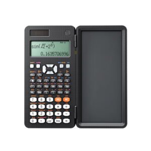 Graphique calculatrice scientifique avec bloc-notes