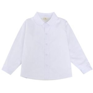 Belle Chemise Blanche Écolier Garçon – Uniforme Scolaire Manches Longues – Maternelle au Supérieur en Côte d'Ivoire
