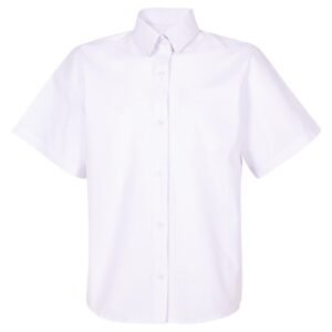 Chemise Blanche Écolier Garçon – Uniforme Scolaire Manches Courtes – Maternelle au Supérieur en Côte d'Ivoire