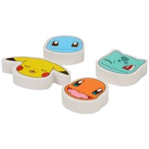 Lot de 4 Gommes Pokémon