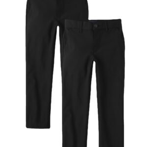 Pantalon Noir pour Élève de la Maternelle au Secondaire – Bas Uniforme Scolaire Garçon CI Résistant & Confortable