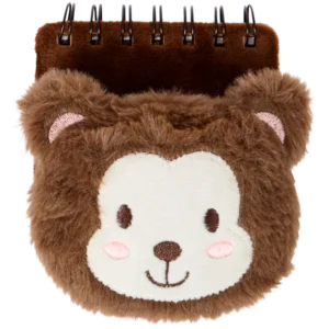Mini-carnet de notes en peluche