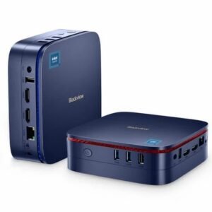 Mini PC Blackview MP60 Intel Celeron N5095 16Go RAM 512Go SSD Windows 11 Pro Bleu