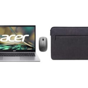 PC portable Acer Pack Aspire Go 15 AG15-42P-R38D 15,6" AMD Ryzen 7 16 Go RAM 1 To SSD Argent + Housse + Souris optique sans fil