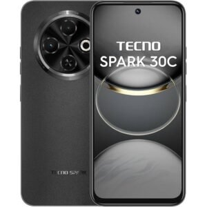 Tecno Spark 30C - 6,67 Pouces - 2 SIM - 4G - 128Go Rom - 4Go Ram - 8Mpx/50Mpx - 5000 MAh - Blanc
