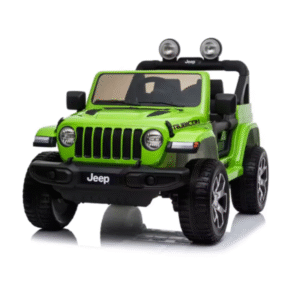 Voiture Électrique JEEP Wrangler Rubicon Sous Licence 12V - 2 Places Enfant - Cadeau Aventure Noël