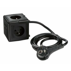 Cube multiprise Tronic avec ports USB – bloc secteur + 2 USB