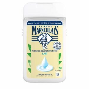 Le Petit Marseillais Crème de Douche Extra Douce Lait 250 ml – Soin Naturel et Confort