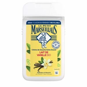 Le Petit Marseillais Crème de Douche Extra Douce Lait de Vanille BIO 250 ml – Soin Naturel & Gourmand