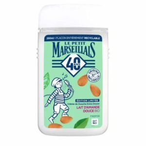 Le Petit Marseillais Crème de Douche Extra Douce Lait d’Amande Douce BIO 250 ml – Nettoyant Naturel & Doux