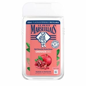 Le Petit Marseillais Gel Douche Extra Doux Grenade BIO 250 ml – Parfum Fruit & Nature Tourbée