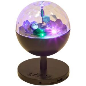 Enceinte Disco Bluetooth 5 W avec LED 6 couleurs – Télécommande incluse