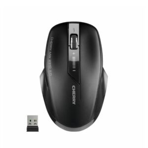 CHERRY MW 2310 2.0 – Souris sans fil 6 boutons – 2,4 GHz Nano-récepteur – Résolution 1000/1600/2400 DPI – Autonomie jusqu’à 3 ans