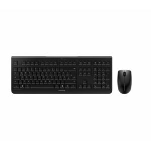 CHERRY DW 3000 – Ensemble clavier sans fil + souris – 2,4 GHz – Design plat silencieux – Pavé numérique