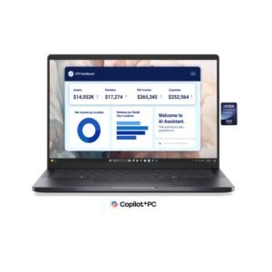 Dell Pro 14 Premium – PC portable 14″ Full HD+ – Intel Core Ultra 7-268V – RAM 32 Go DDR5 – SSD 512 Go – Windows 11 Pro