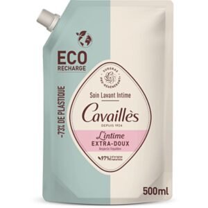 Rogé Cavaillès Eco‑Recharge Soin Naturel Toilette Intime Extra‑Doux 500 ml – Gel Lavant Respectueux