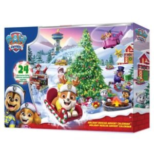 Calendrier de l'Avent Pat’ Patrouille 2024 Spin Master – 24 Surprises Figurines & Accessoires – Compte à Rebours Noël Enfant dès 3 Ans
