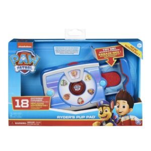 La Tablette Interactive de Ryder (Pup Pad) – Jouet Pat’ Patrouille avec 18 Sons et Lumières – Jeu de Rôle Mission Chiots – Cadeau Enfant dès 2 ans