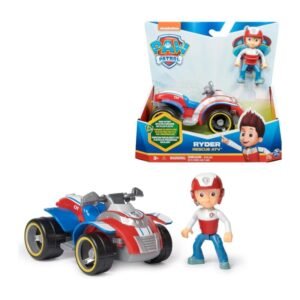 Ryder et son Quad de Sauvetage (Rescue ATV) – Figurine Articulée Amovible – Véhicule 15 cm – Jouet Pat Patrouille Éco-Responsable dès 3 ans